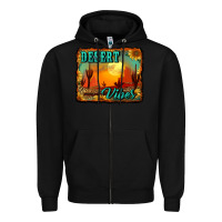 Black desert vibes background Zipper Hoodie - RanaPortraitStore
