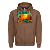 Chestnut desert vibes background Zipper Hoodie - RanaPortraitStore