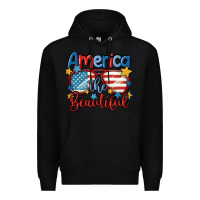 Black america the beautiful Premium Hoodie - MaliasSmallBusiness