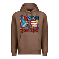 Chestnut america the beautiful Premium Hoodie - MaliasSmallBusiness