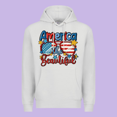 America The Beautiful Premium Hoodie Designed By Maliassmallbusiness