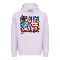 Lilac america the beautiful Premium Hoodie - MaliasSmallBusiness