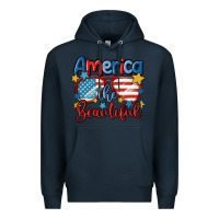Navy america the beautiful Premium Hoodie - MaliasSmallBusiness