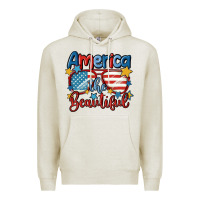 Oatmeal Heather america the beautiful Premium Hoodie - MaliasSmallBusiness