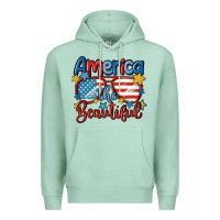Seafoam america the beautiful Premium Hoodie - MaliasSmallBusiness