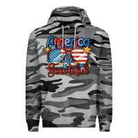 Slate Camo america the beautiful Premium Hoodie - MaliasSmallBusiness