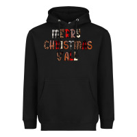 Black merry christmas y all Heavyweight Hoodie - JahusDesignShop