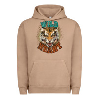 Pigment Burro wild heart tiger college western Urban Hoodie - NancyCooperArtShop