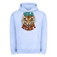Pigment Grape Ice wild heart tiger college western Urban Hoodie - NancyCooperArtShop