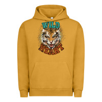 Pigment Peanut Butter wild heart tiger college western Urban Hoodie - NancyCooperArtShop