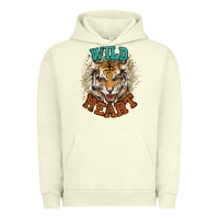 Pigment Pistachio wild heart tiger college western Urban Hoodie - NancyCooperArtShop