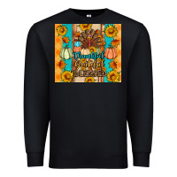 Black Thankful grateful blessed Premium Sweatshirt - Artiststas