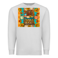 Dove Grey Thankful grateful blessed Premium Sweatshirt - Artiststas