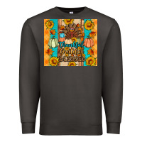 Smoke Thankful grateful blessed Premium Sweatshirt - Artiststas