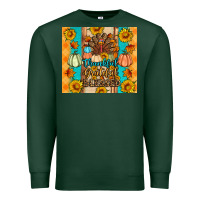 Sports Green Thankful grateful blessed Premium Sweatshirt - Artiststas