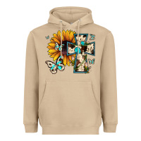 Mushroom cross with sunflower Heavyweight Hoodie - JahusDesignShop