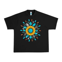 Black gemstone sunflower Urban Heavy Tee - Artiststas