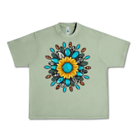 Oil Green gemstone sunflower Urban Heavy Tee - Artiststas