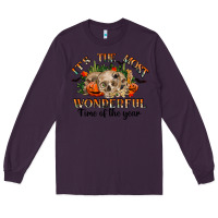 Plum it's the most wonderful time of the year Long Sleeve Tee - RanaPortraitStore
