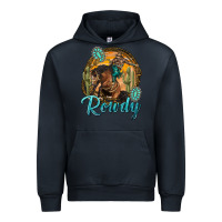 Navy western rowdy Urban Hoodie - NancyCooperArtShop