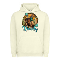 Pigment Pistachio western rowdy Urban Hoodie - NancyCooperArtShop