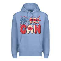 Colony Blue American Premium Hoodie - MaliasSmallBusiness