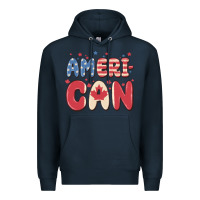 Navy American Premium Hoodie - MaliasSmallBusiness