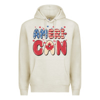 Oatmeal Heather American Premium Hoodie - MaliasSmallBusiness