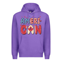 Purple American Premium Hoodie - MaliasSmallBusiness