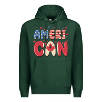 Sports Green American Premium Hoodie - MaliasSmallBusiness