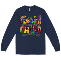 Navy teacher can hear what a child cannot say Long Sleeve Tee - Zillion Design Studio