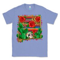 Colony Blue new mexico map Classic Tee - Zillion Design Studio
