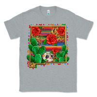 Heather Grey new mexico map Classic Tee - Zillion Design Studio
