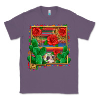 Lavender new mexico map Classic Tee - Zillion Design Studio
