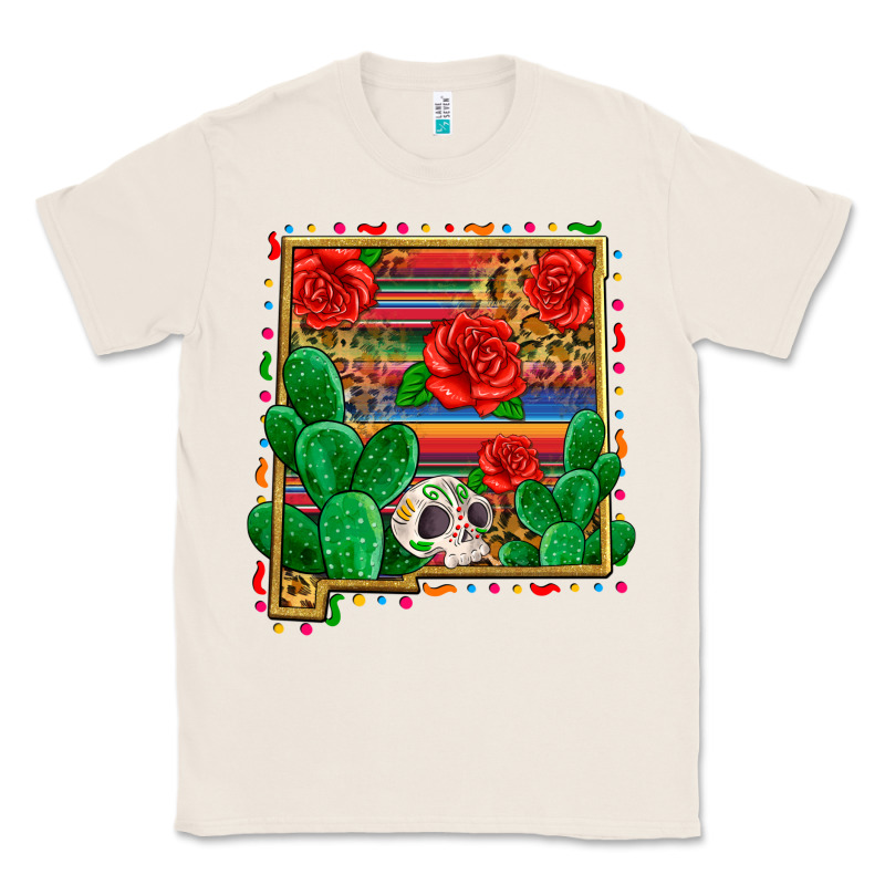 New Mexico Map Classic Tee by Zillion Design Studio | Teevron