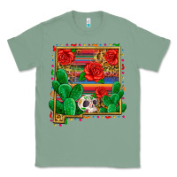 Sage new mexico map Classic Tee - Zillion Design Studio