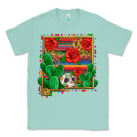 Seafoam new mexico map Classic Tee - Zillion Design Studio
