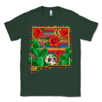 Sports Green new mexico map Classic Tee - Zillion Design Studio