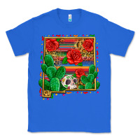 True Royal new mexico map Classic Tee - Zillion Design Studio