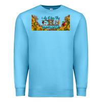 Ocean Blue i do it for the aha moments libbey glass Premium Sweatshirt - BundleAndBundleShop