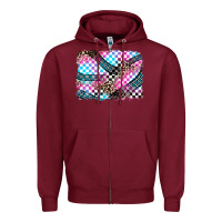 Burgundy race background Zipper Hoodie - Zillion Design Studio