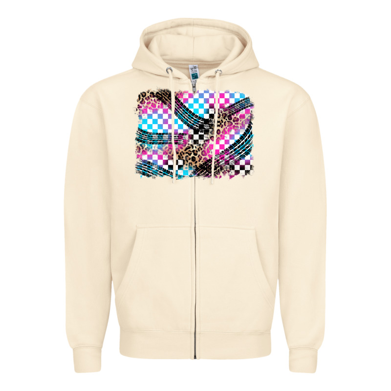 Race Background Zipper Hoodie by Zillion Design Studio | Teevron