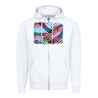 White race background Zipper Hoodie - Zillion Design Studio