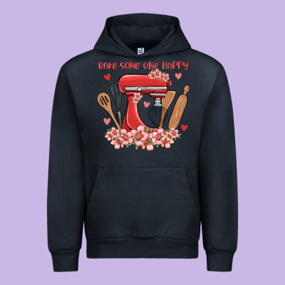 Bake Same One Happy Urban Hoodie Designed By Maliassmallbusiness