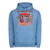 Pigment Pebble Blue bake same one happy Urban Hoodie - MaliasSmallBusiness