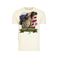 Vintage Arctic army veteran  pray Vintage Tee - BarkalooDesign