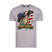 Vintage Zinc army veteran  pray Vintage Tee - BarkalooDesign