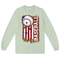 Matcha baseball american flag Long Sleeve Tee - texasbilliewilder