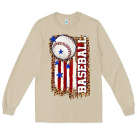 Mushroom baseball american flag Long Sleeve Tee - texasbilliewilder