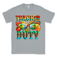 Heather Grey teacher off duty Classic Tee - texasbilliewilder